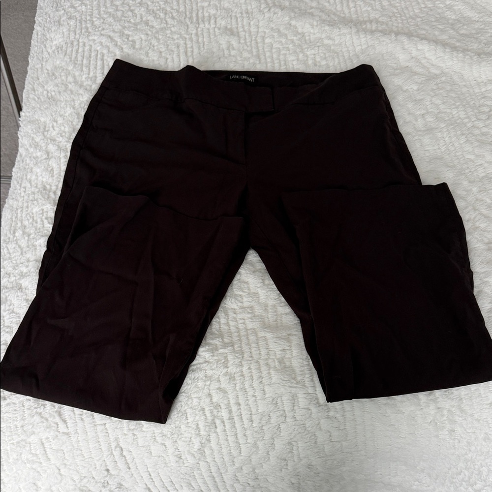 Lane Bryant Chocolate Lafayette Dress Slacks